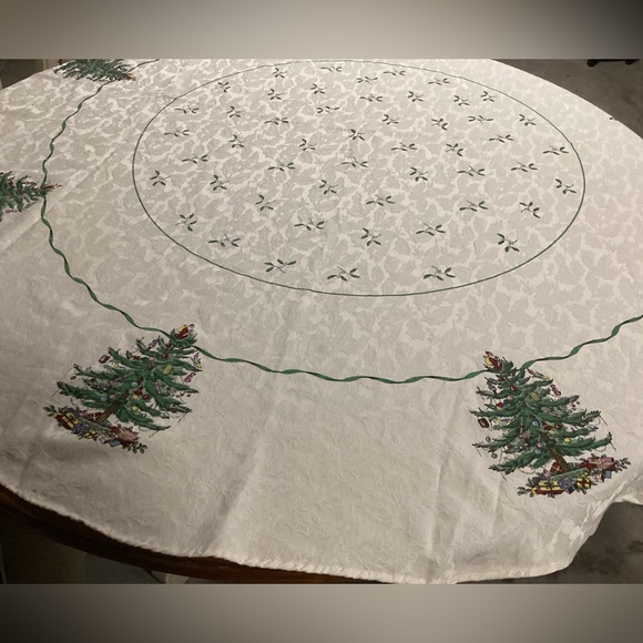 Spode Kitchen Spode Christmas Tree Round Table Cloth 7 Diameter